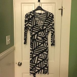 Banana republic wrap dress large